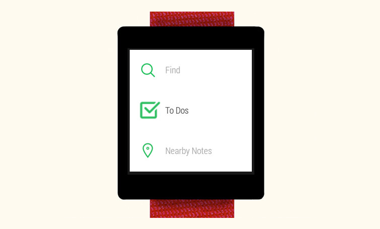 evernote wear os