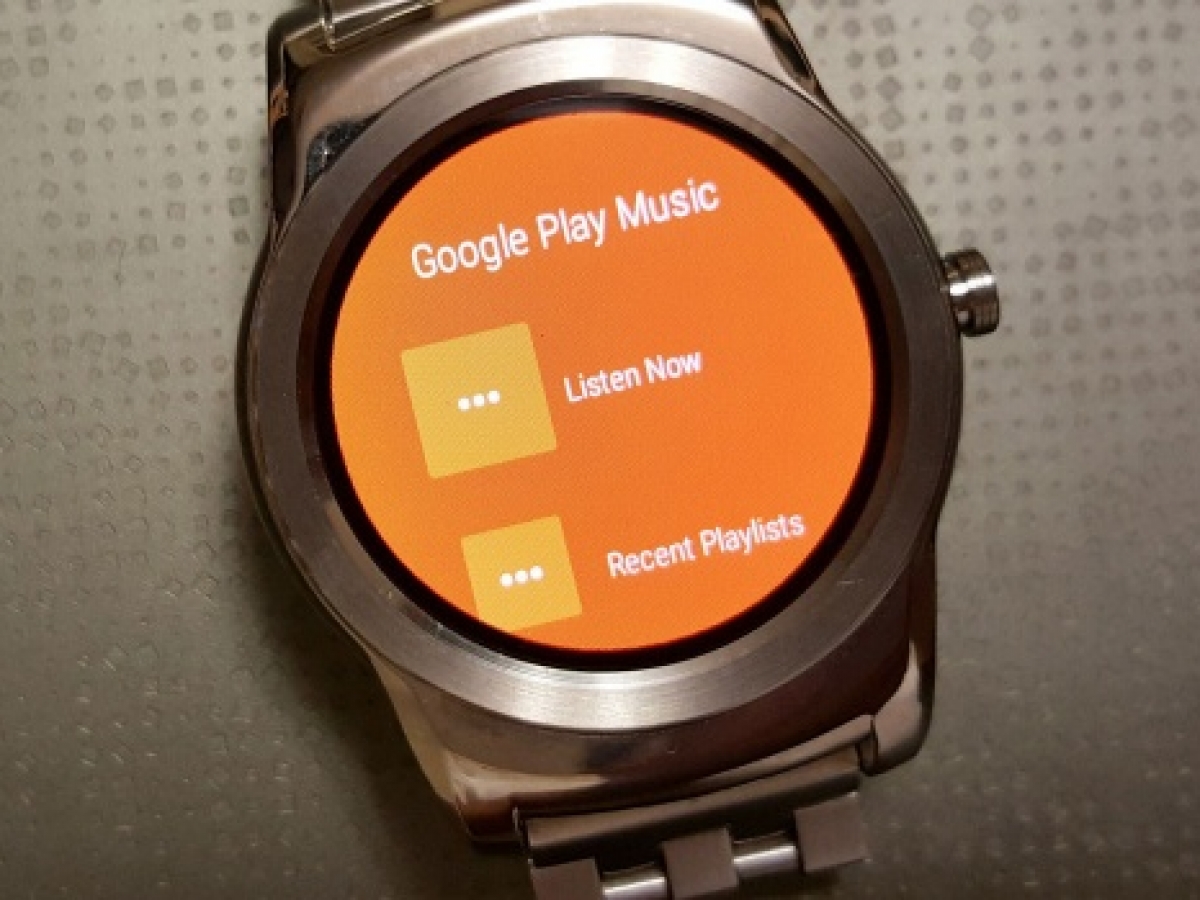 google play music on smartwatch